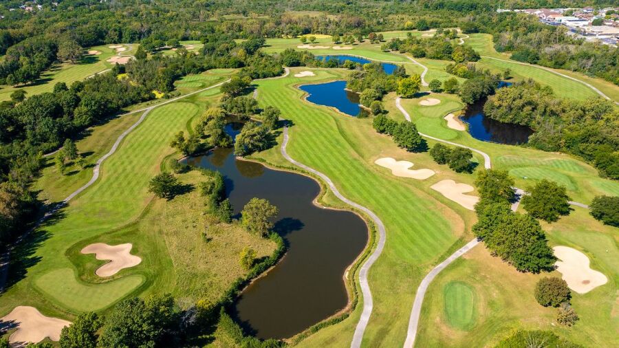 George W Dunne National GC: Aerial