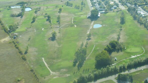 Coronation GC: Aerial view