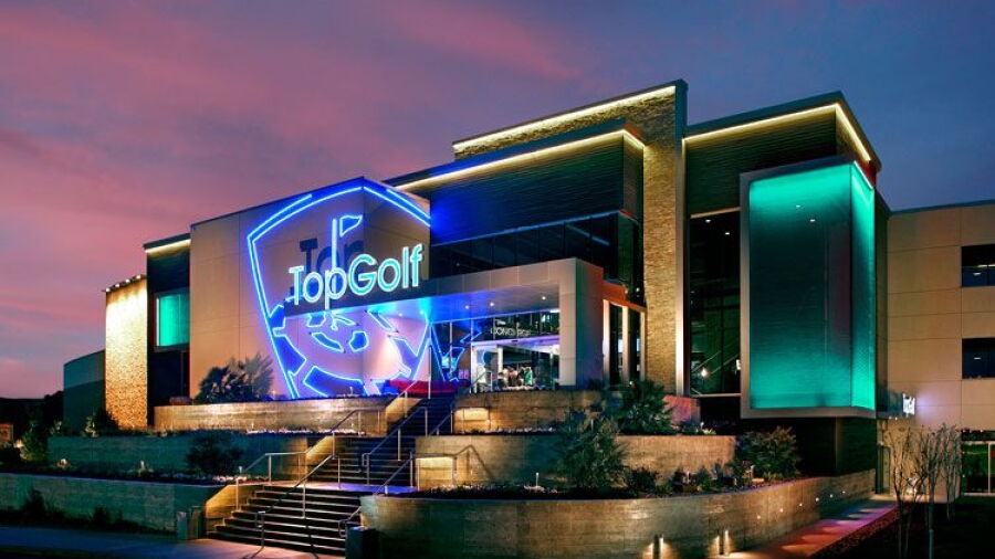 TopGolf Houston West/Katy - Exterior by night