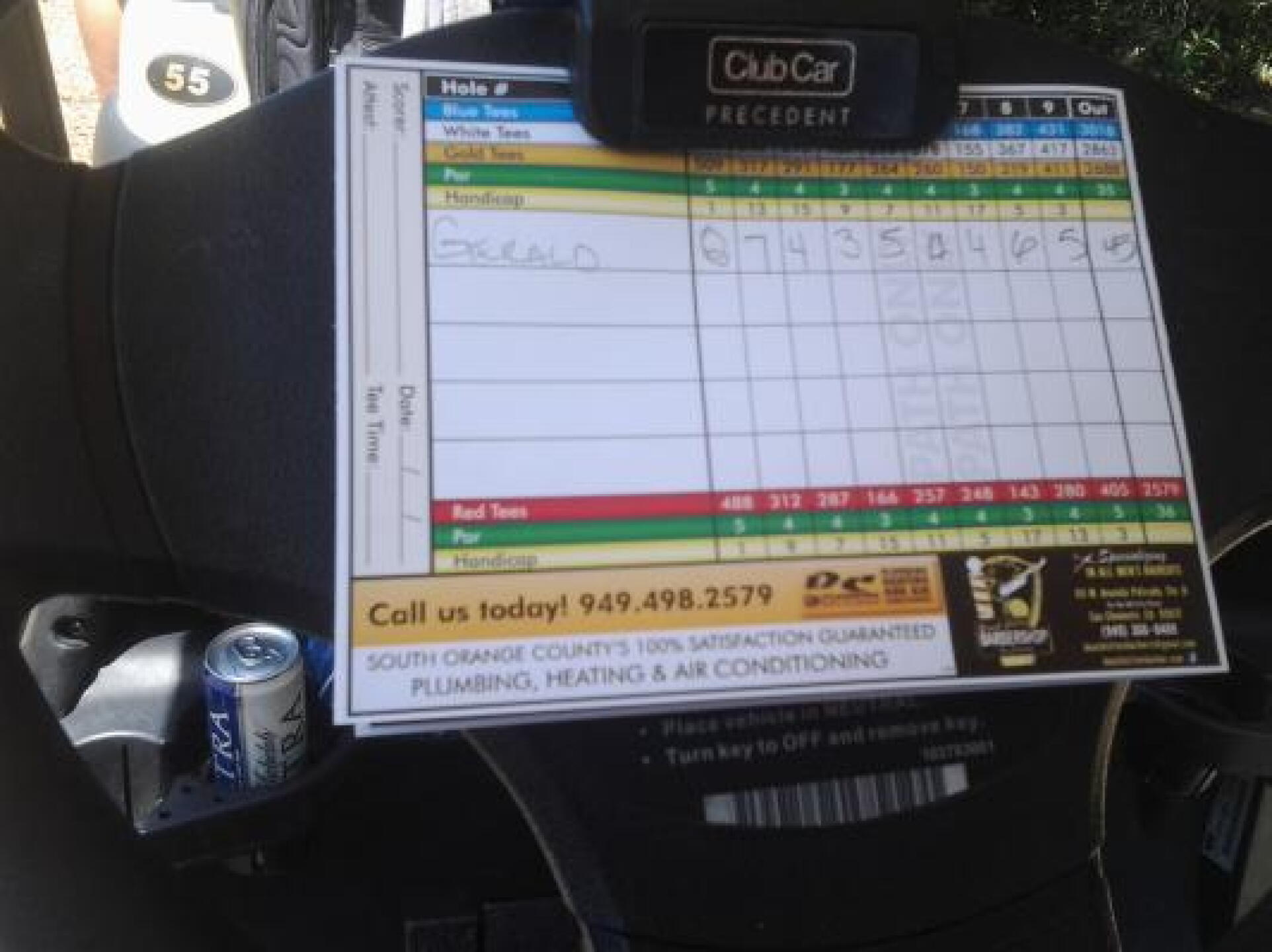 would have had a better score of it wasn't for the first two holes (Photo submitted by champ471 on 06/17/2014)