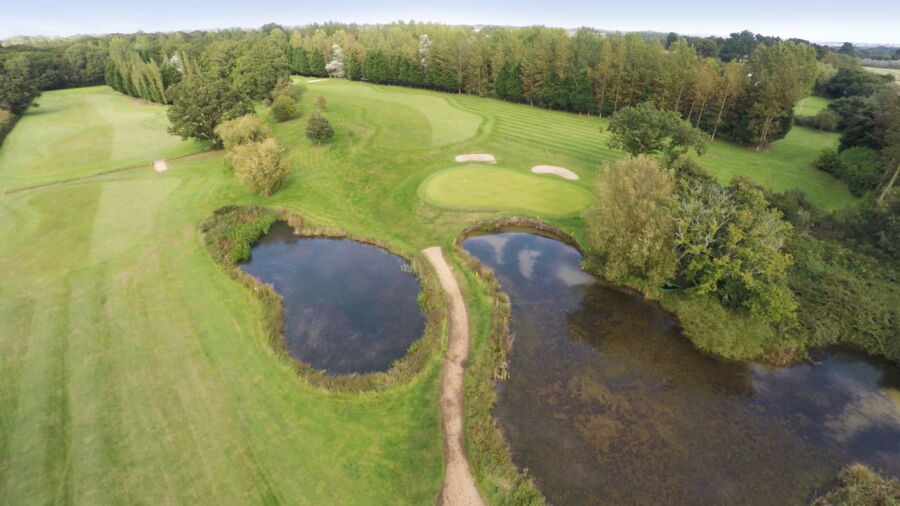 Bulbury Woods GC: Aerial