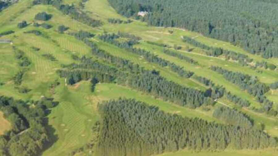 Edzell GC - Old: Aerial view