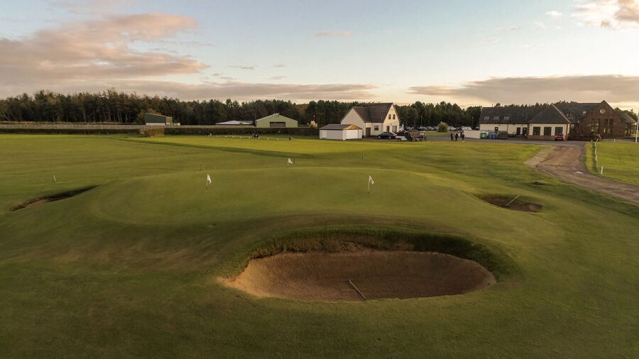 Glasgow Gailes GC: Practice area