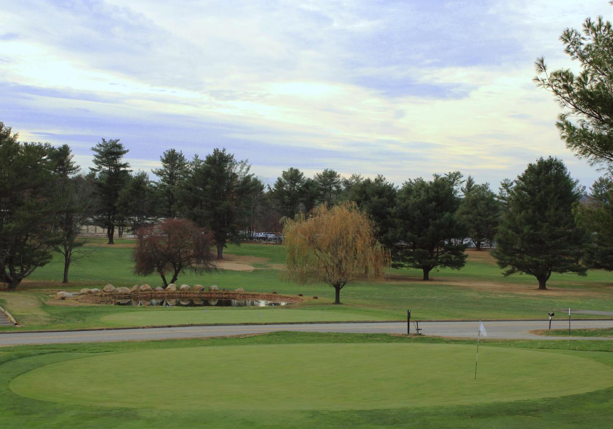 Not long before sunset, the course looks tranquil. (Photo submitted by AptlyLinked on 11/13/2024)