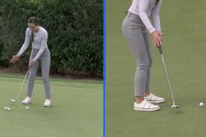Tiger's Putting Feel Drill