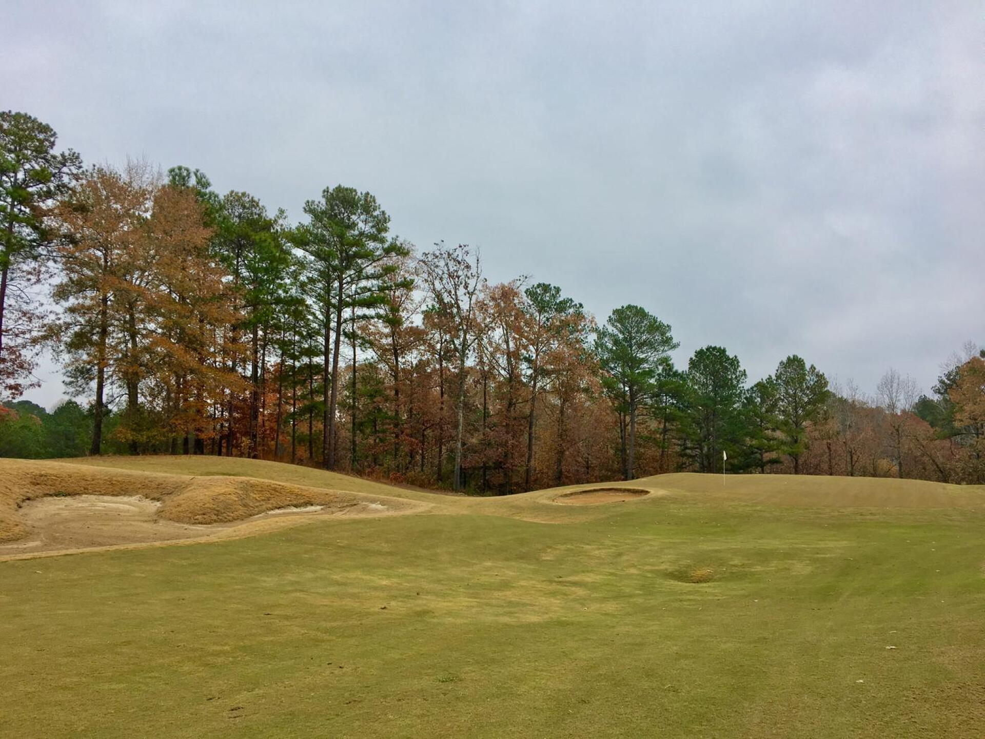 View of approach on first hole. (Photo submitted by BrandonWebb on 12/01/2017)