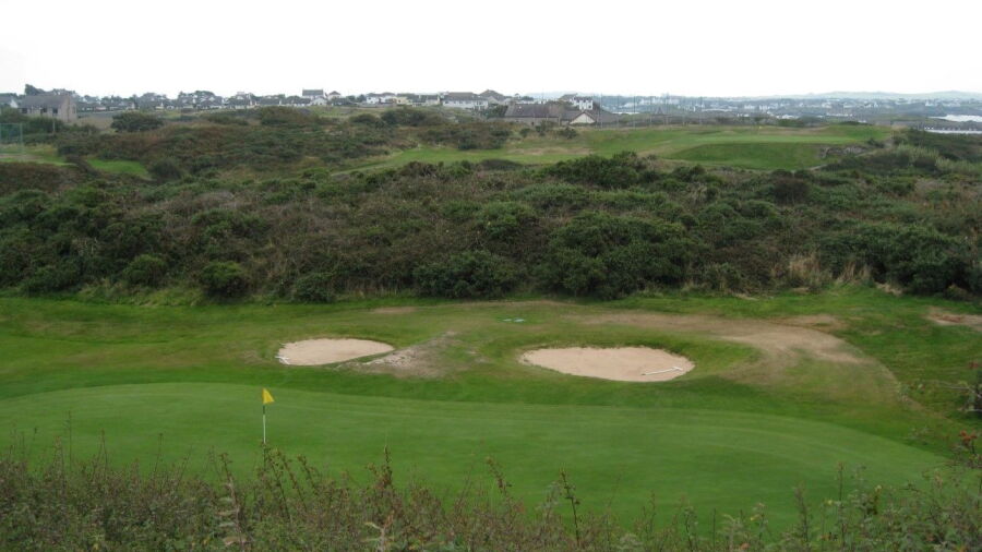 9th green at Holyhead
