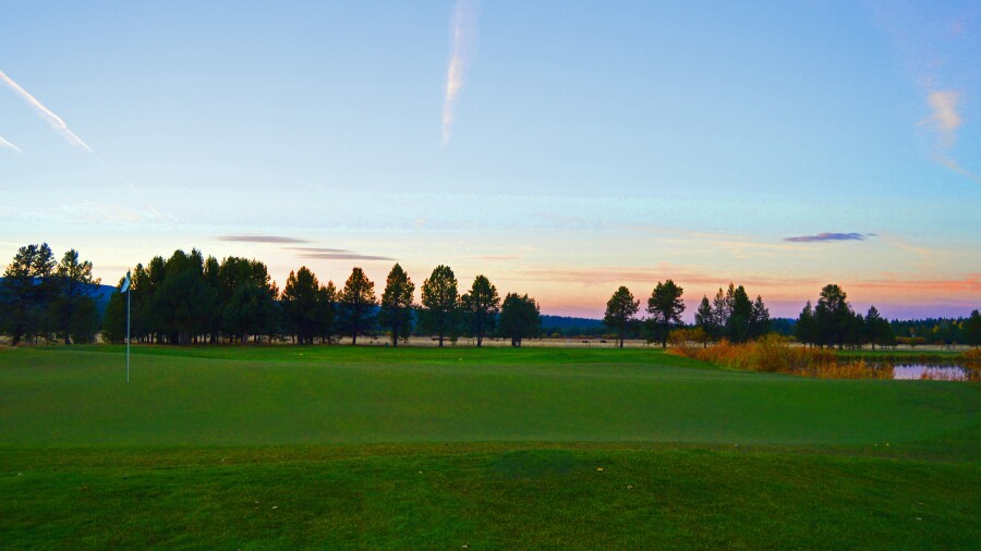Sunriver Resort's Meadows golf course - 18th