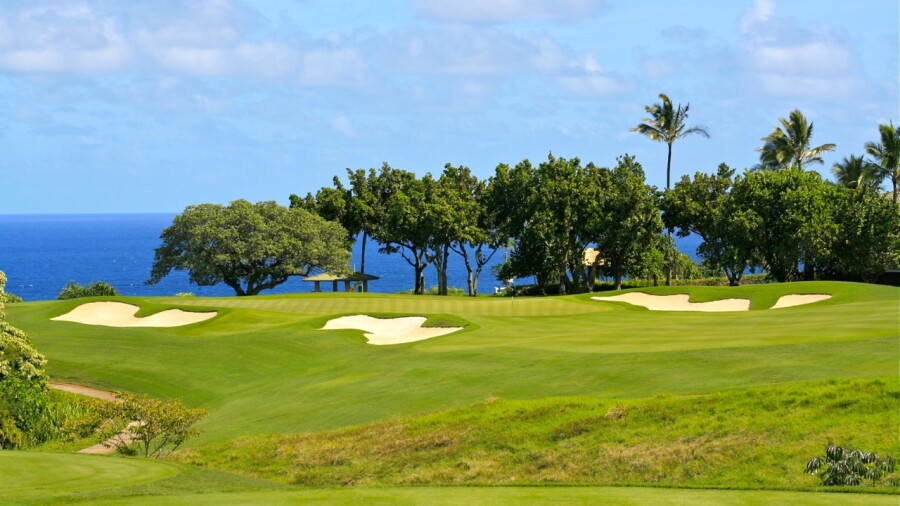 Makai G.C. at St. Regis Princeville - hole 13