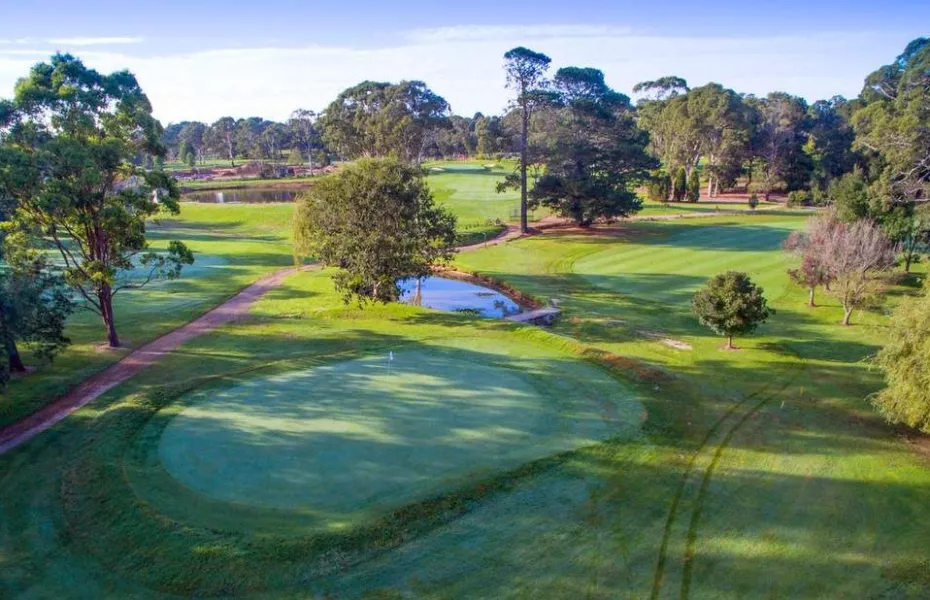Aerial view from Bowral GC