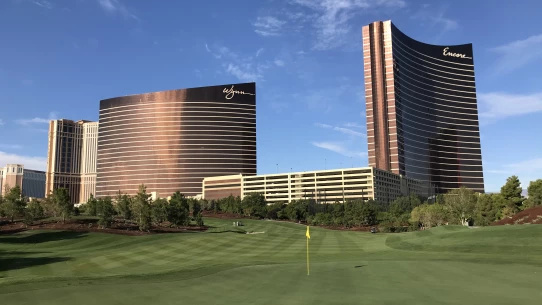 Wynn Golf Club - first green 