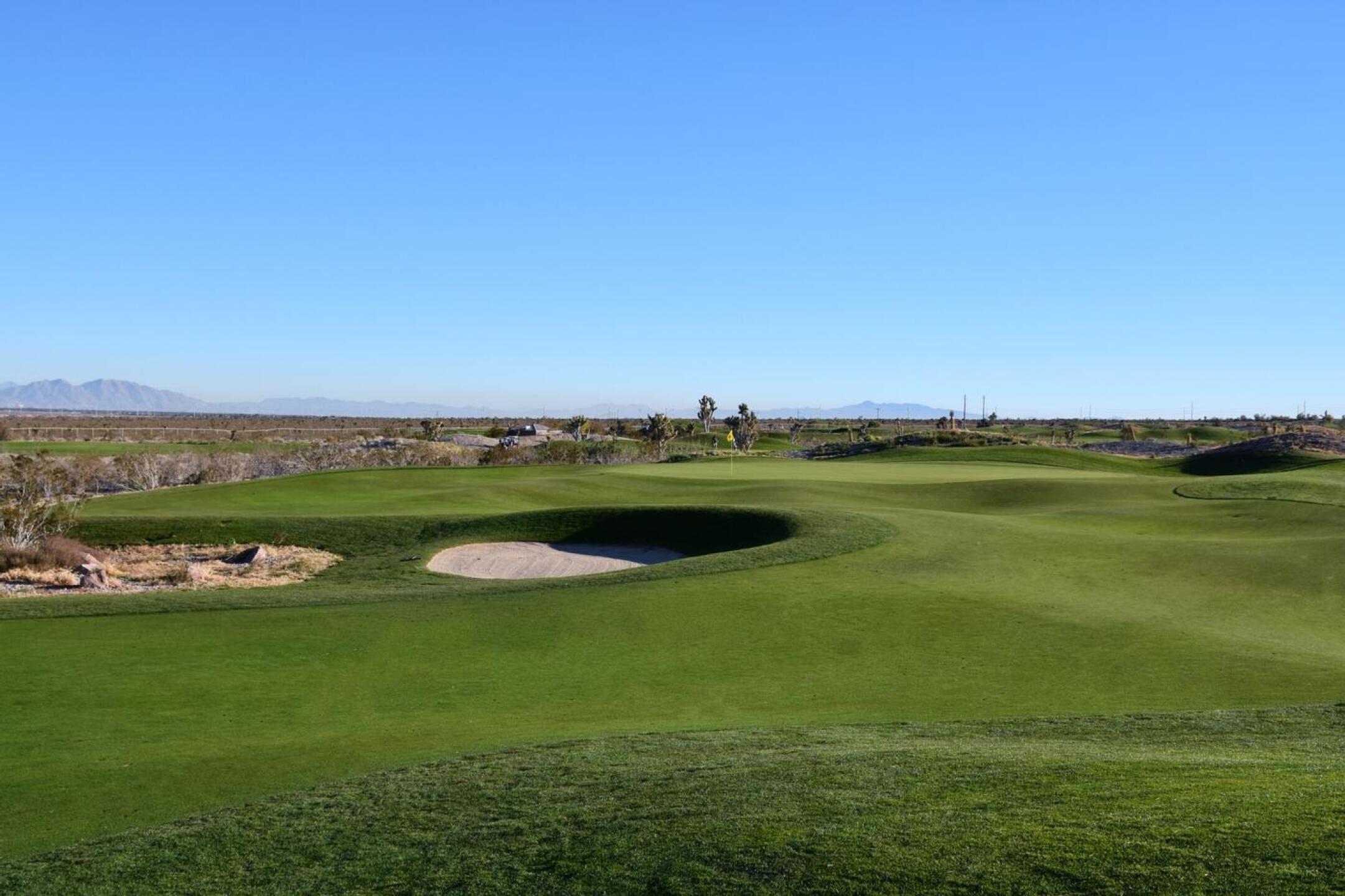 To drive this 356-yard par-4, your tee shot should cut the corner—across the desert. A great risk/reward hole. (Photo submitted by AptlyLinked on 12/18/2025)