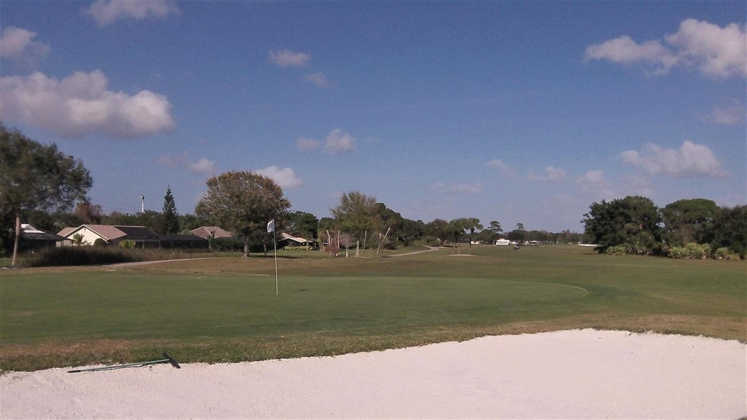 View from behind green nine (par-5). (Photo submitted by AptlyLinked on 01/26/2020)