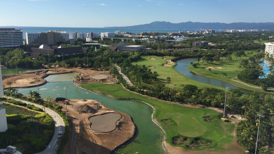 Vidanta Nuevo Vallarta - par-3 course construction 
