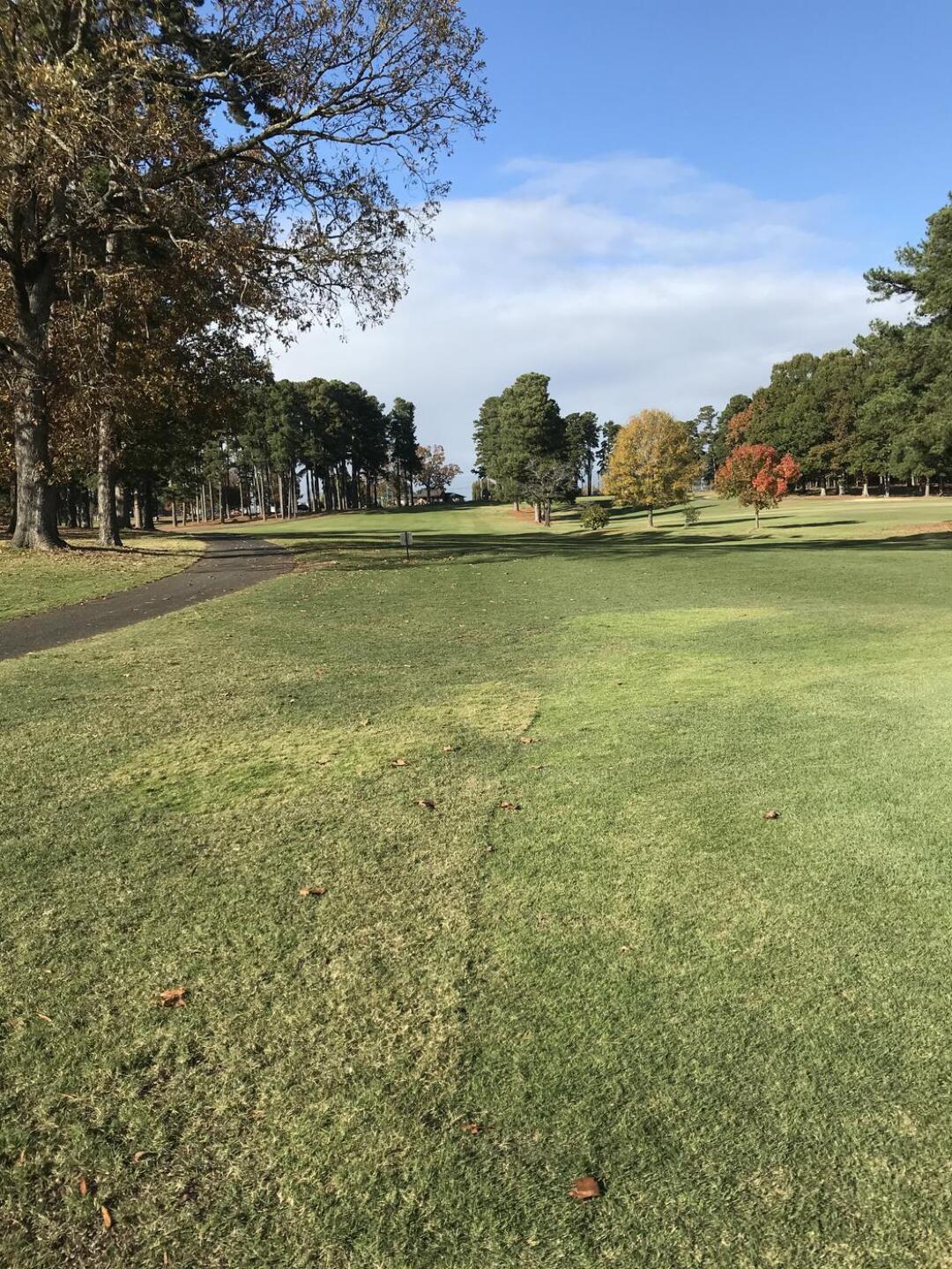 A look back at the clubhouse from the #1 green. (Photo submitted by JT8360490 on 11/10/2020)