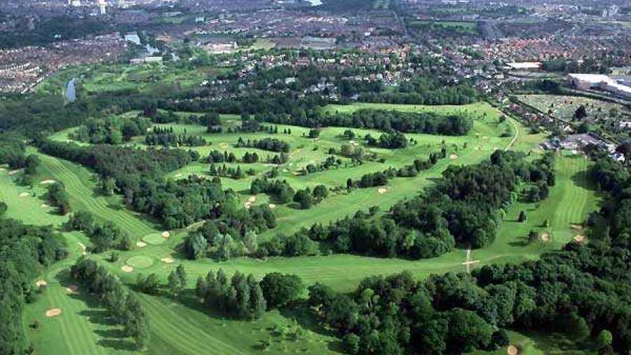 Belvoir Park GC: Aerial view