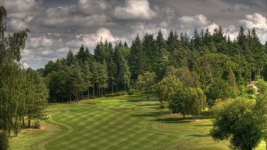  6th green on the Bernard Hunt Course
