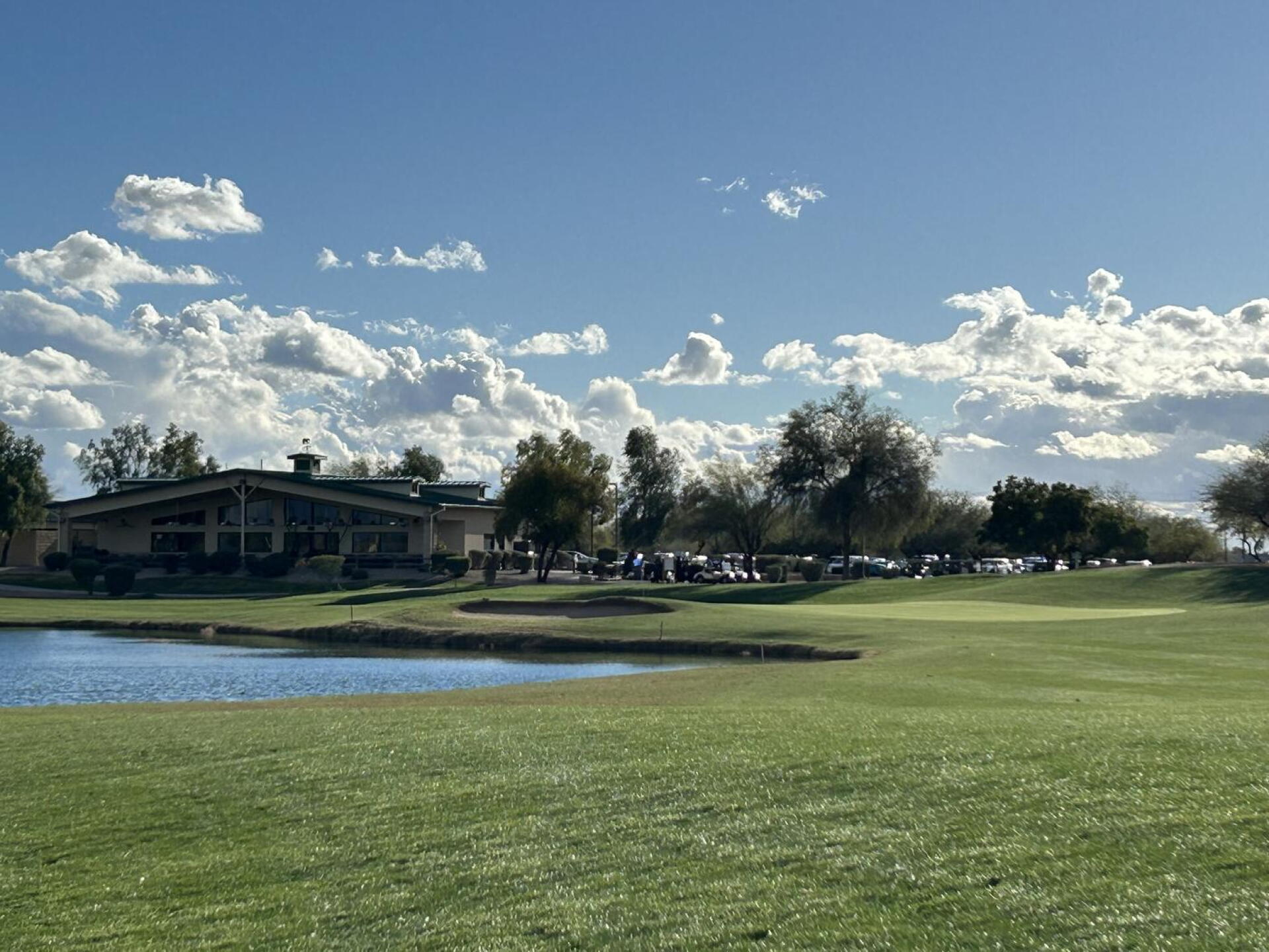 Hole 18 is a tough or glorious finish (Photo submitted by littledonny2008 on 02/04/2024)