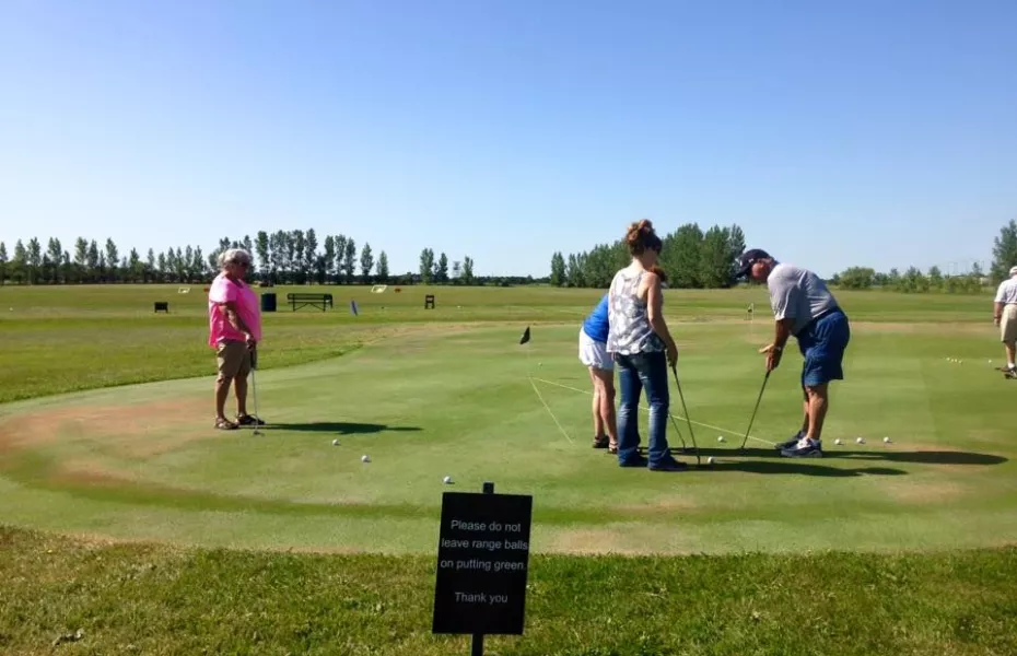 Roughrider GC: Practice area