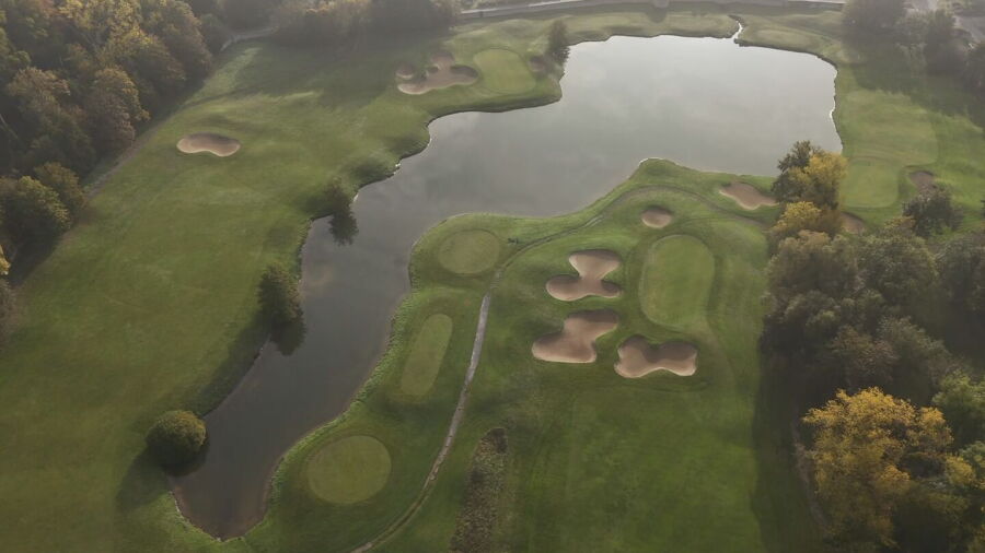 Chateau de la Chouette Golf: Aerial