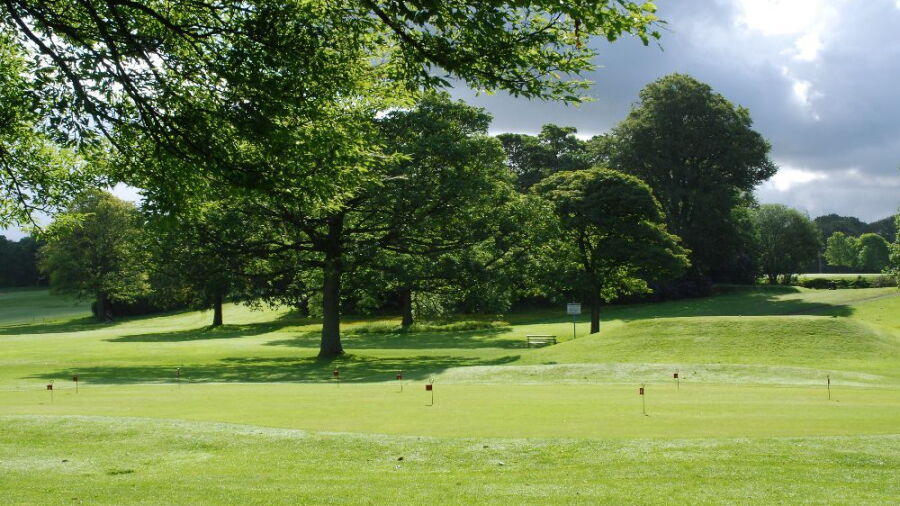 The putting green at Duxbury