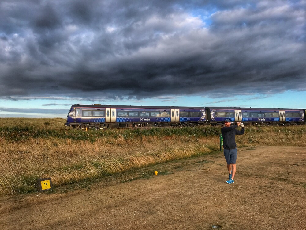 Arbroath Golf Links - Trains
