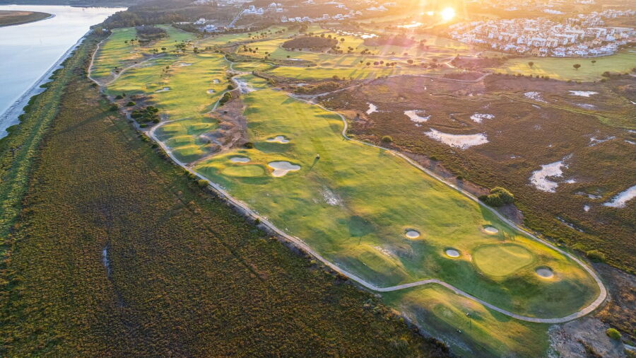 Isla Canela Links GC: Aerial