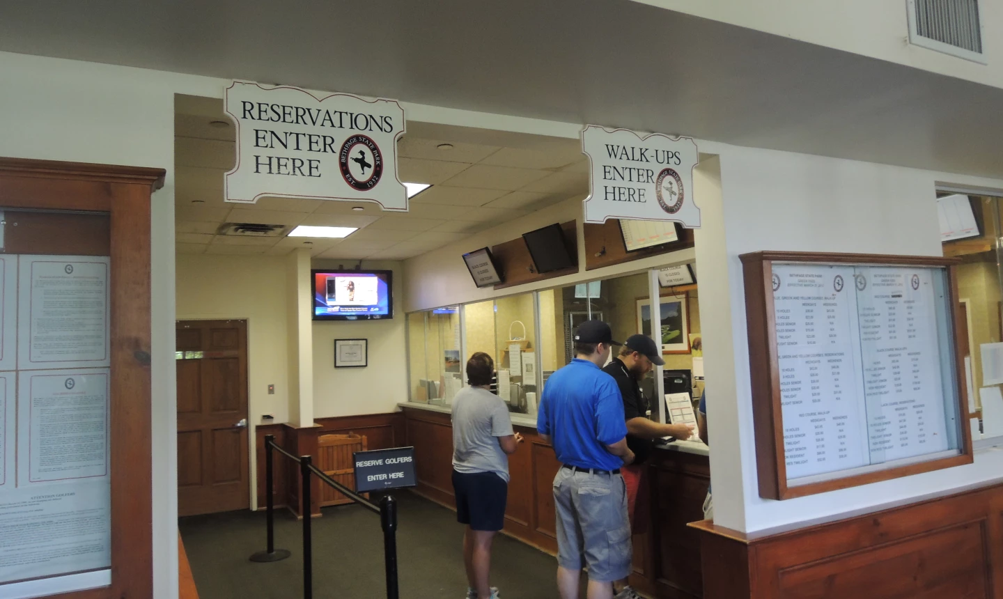 Bethpage State Park - check-in