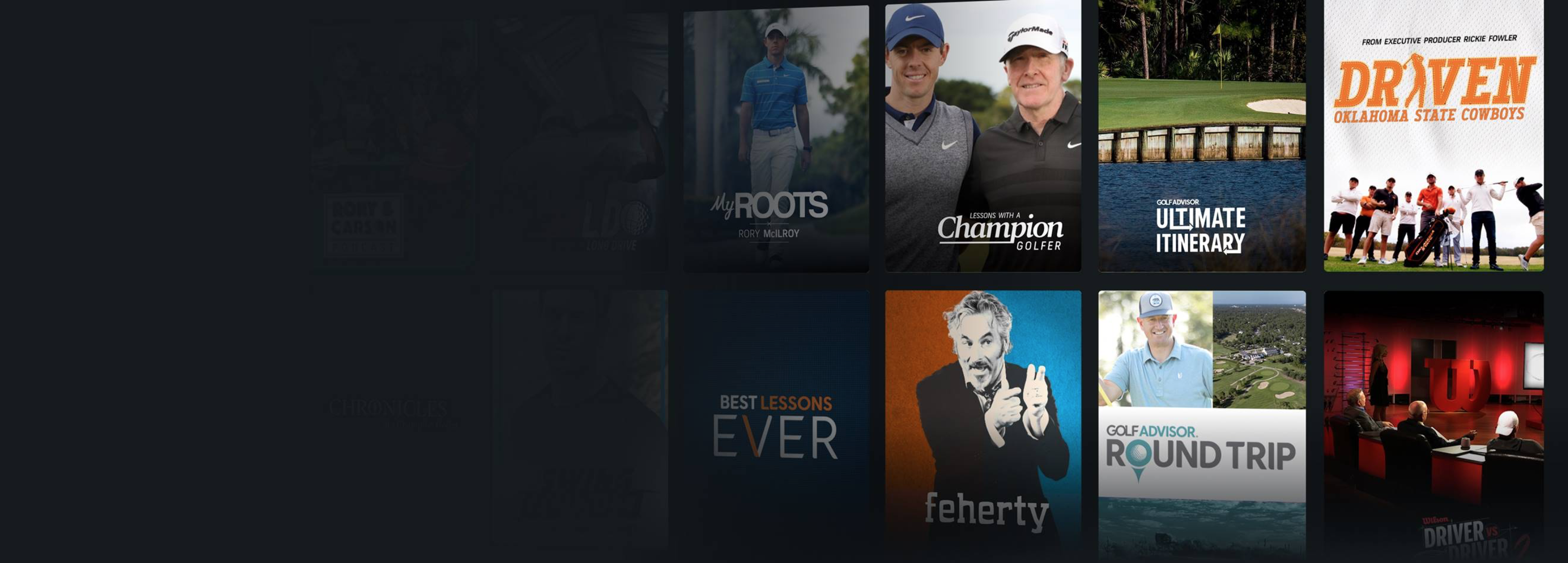 GOLFPASS Show poster lead