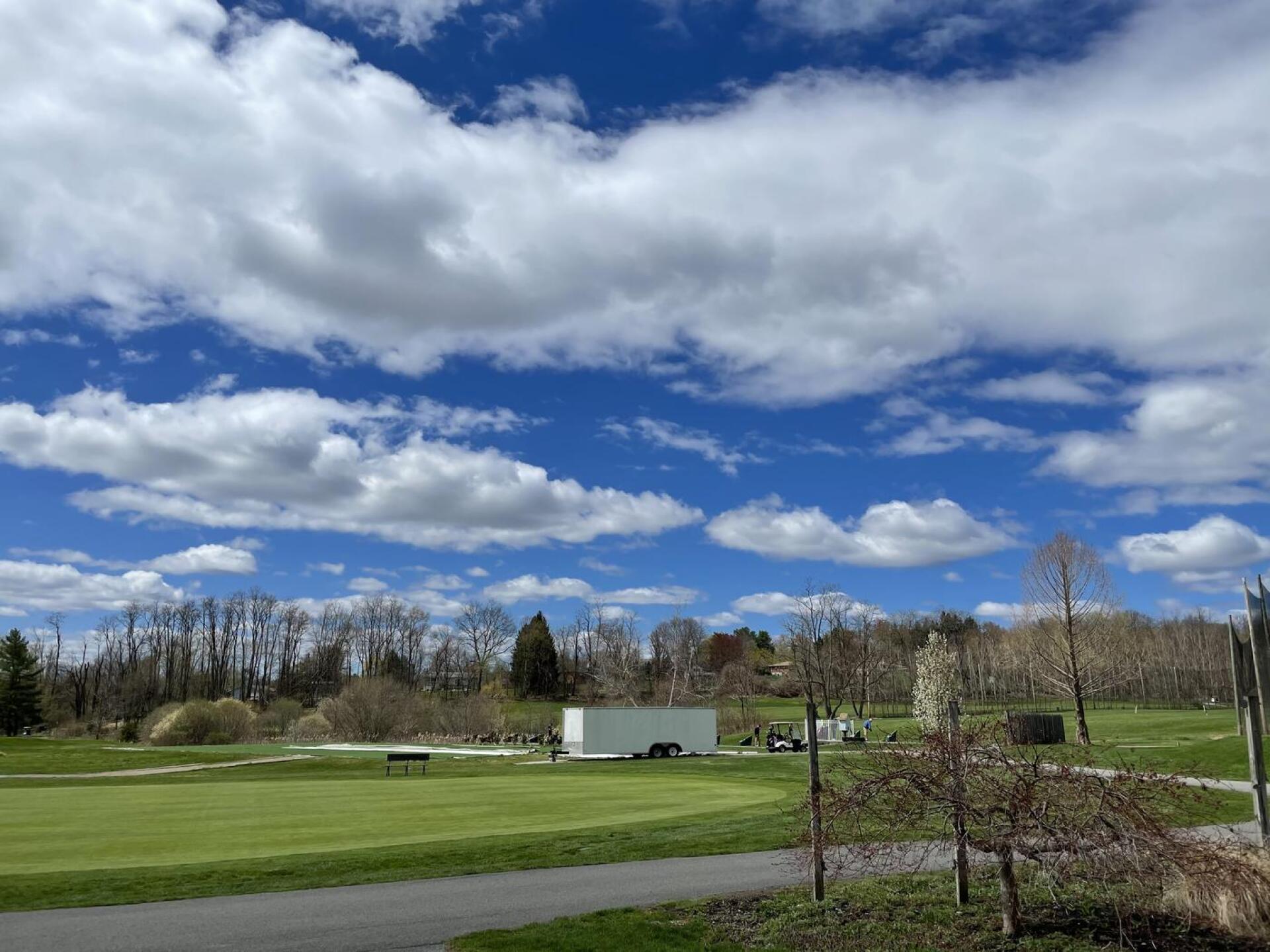 Nice blue sky with some clouds (Photo submitted by Kam7041667 on 04/13/2021)