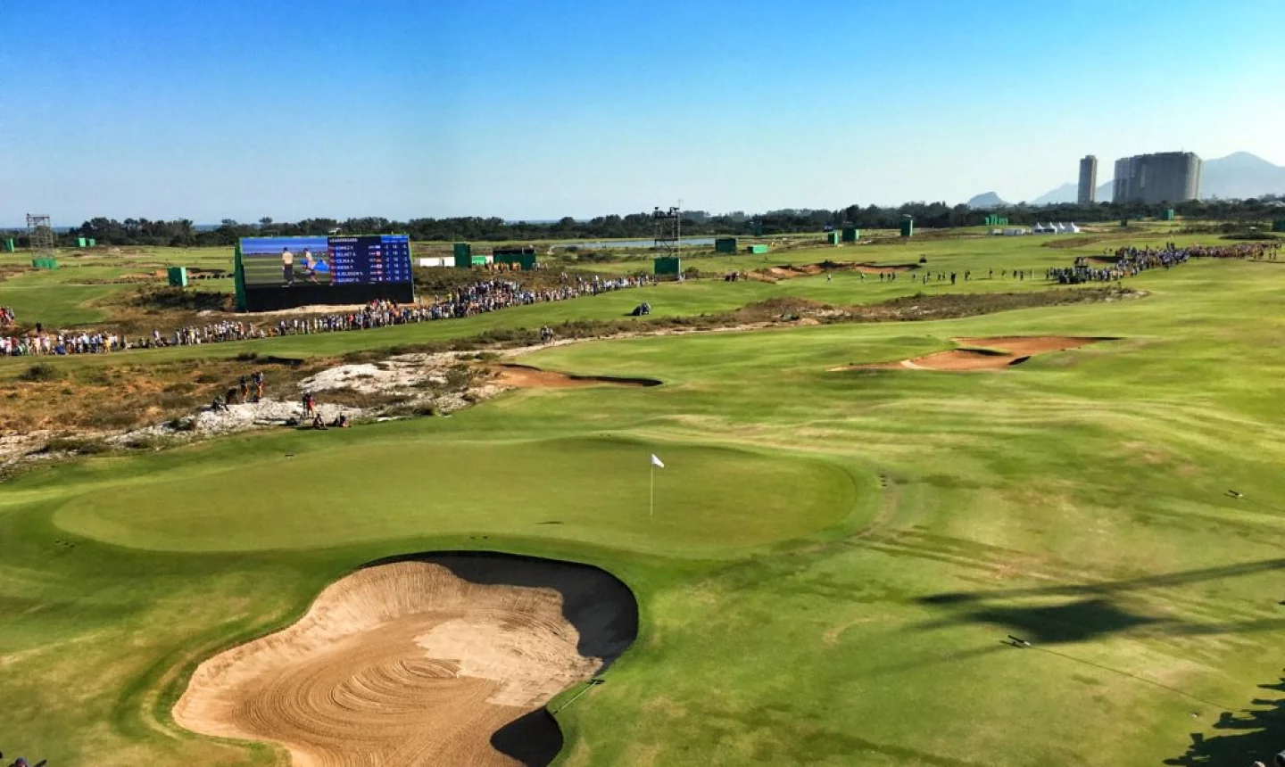 Rio Olympic golf course - No. 18