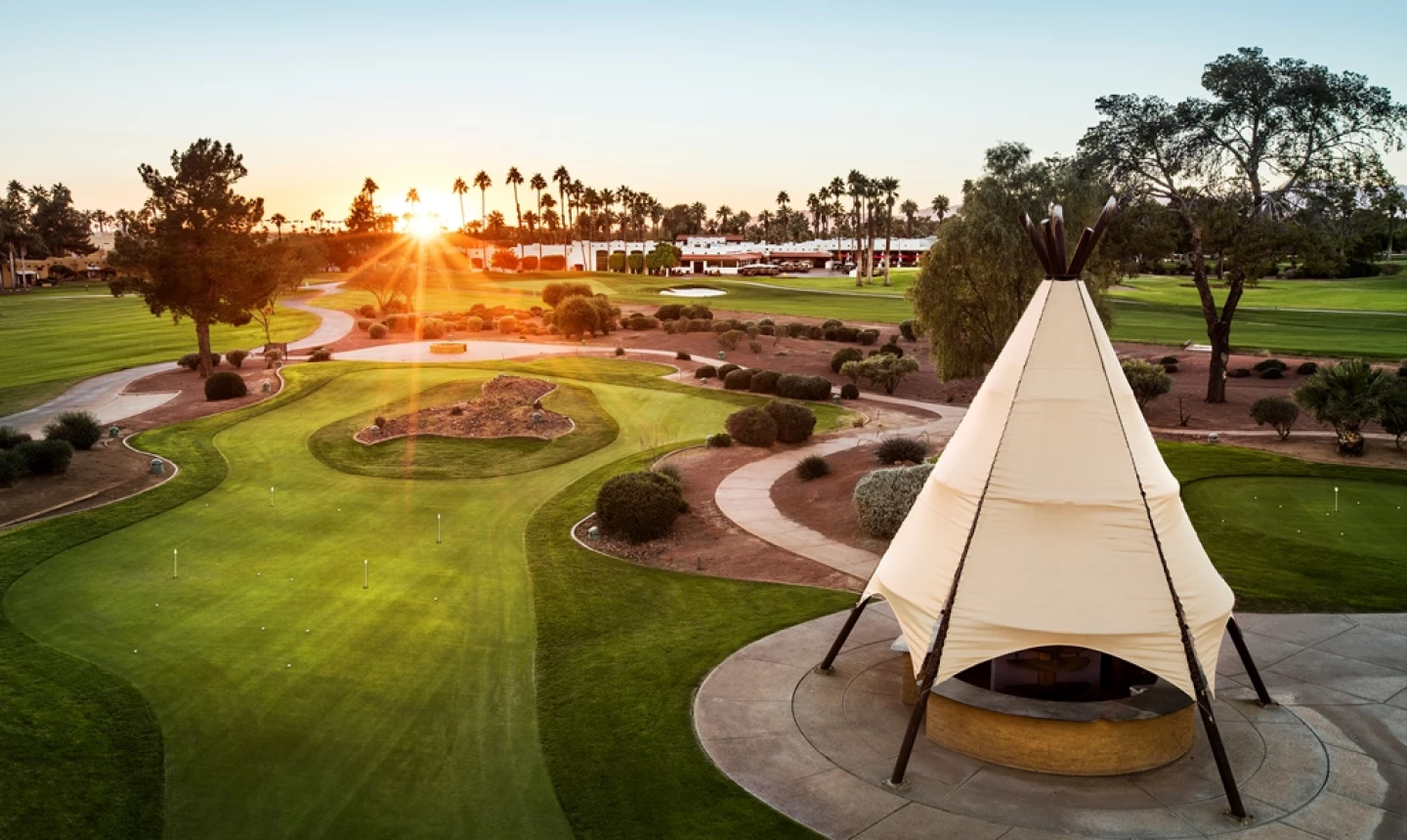 Wigwam resort - practice area