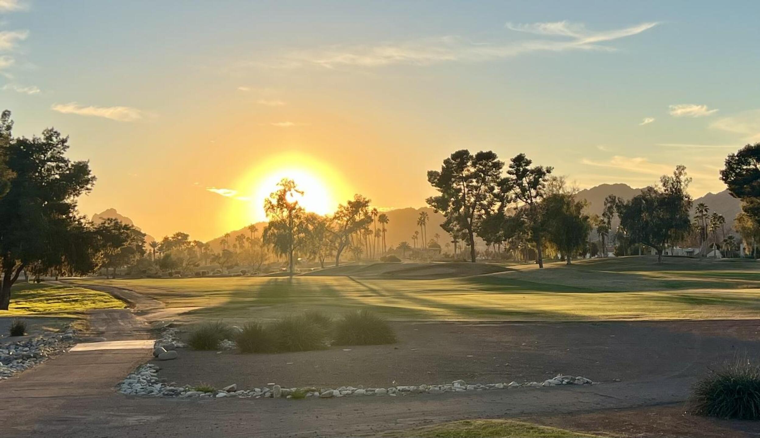 Sunset on hole 18 (Photo submitted by u333015450 on 01/19/2026)