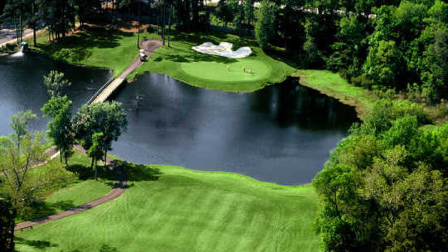 Arcadian Shores GC: Aerial view