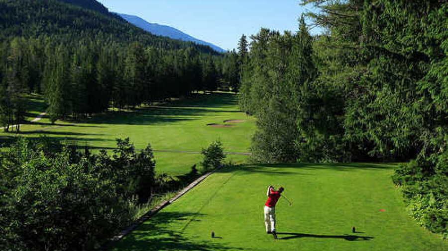 Kokanee Springs: 1st tee