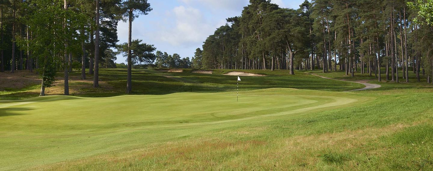 sachin and babi light blue dress Swinley Forest Golf Club Review